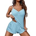 Ekouaer Womens Cami Pajama Sets 2 Piece
