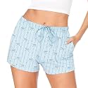 Ekouaer Womens Pajama Shorts Soft Lounge Pj Bottoms Sleep Short with Pocket
