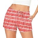 Ekouaer Womens Pajama Shorts Soft Lounge Pj Bottoms Sleep Short with Pocket