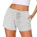 Ekouaer Womens Pajama Shorts Soft Lounge Pj Bottoms Sleep Short with Pocket
