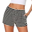 Ekouaer Womens Pajama Shorts Soft Lounge Pj Bottoms Sleep Short with Pocket