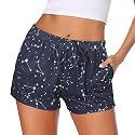 Ekouaer Womens Pajama Shorts Soft Lounge Pj Bottoms Sleep Short with Pocket