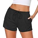 Ekouaer Womens Pajama Shorts Soft Lounge Pj Bottoms Sleep Short with Pocket