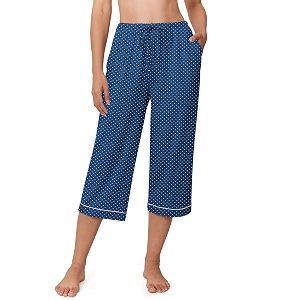 Ekouaer Womens Pajamas Pants Capri Pj Bottoms
