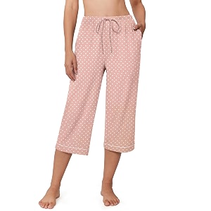 Ekouaer Womens Pajamas Pants Capri Pj Bottoms