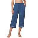 Ekouaer Womens Pajamas Pants Capri Pj Bottoms