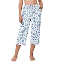 Ekouaer Womens Pajamas Pants Capri Pj Bottoms