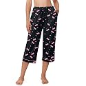 Ekouaer Womens Pajamas Pants Capri Pj Bottoms