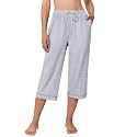 Ekouaer Womens Pajamas Pants Capri Pj Bottoms