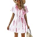 Ekouaer Womens Swimsuit Coverup Short Sleeve Beach
