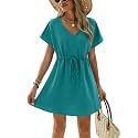 Ekouaer Womens Swimsuit Coverup Short Sleeve Beach