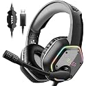 EKSA E1000 USB PC Gaming Headset with Mic, 7.1 Surround Sound