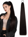 El Cabell Brown 30Inch Straight Synthetic Ponytail