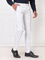 El Cielo Regular Fit Men White Trousers