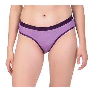 Women Hipster Purple Panty ELGANTE ELPLAML1019