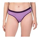 Women Hipster Purple Panty
