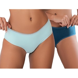 EL ELGANTEWomens Seamless Mid Waist Hipster Panty