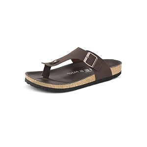 EL PASO Mens Suede Leather Cushioned Cork