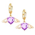 El Regalo 1 Pair Angel Wings Heart
