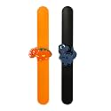 El Regalo 2 PCs Dinosaurs Snap Wrist Slap Bands | Silicone Dinosaurs Wristband Kids Party Favors Slap Bands for Kids