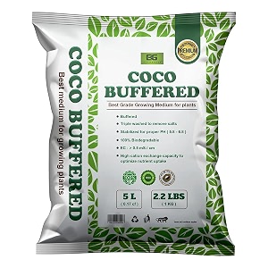 elamgreen coco peat for plants buffered low ec growing medium with perlite and plant fertilizer  coco peat powder for home garden 1kg