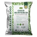 Elamgreen Coco peat for Plants buffered Low EC Growing Medium with Perlite and Plant Fertilizer | Coco peat Powder for Home Garden (10kg)