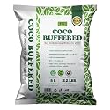 Elamgreen Coco peat for Plants buffered Low EC Growing Medium with Perlite and Plant Fertilizer | Coco peat Powder for Home Garden (1kg)