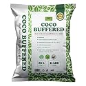 Elamgreen Coco peat for Plants buffered Low EC Growing Medium with Perlite and Plant Fertilizer | Coco peat Powder for Home Garden (5kg)