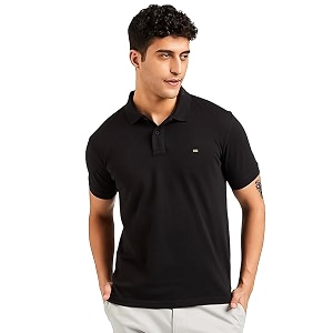 Elamgreen Mens Cotton Rich Polo T Shirt