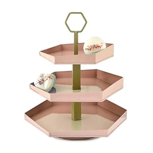 livingwithelan elan 3 tier round mild steel cake stand 3 t edge