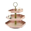 livingwithelan Elan 3 Tier Round MILD Steel Cake Stand (3 T) (Edge)
