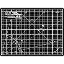 Elan Cutting Mat A4 Black &amp; Taupe, Self Healing Cutting Mat 9x12 Inch, 5-Ply Craft Board Black, Hobby Board for Crafts 9x12 Inch