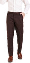ELANHOOD Regular Fit Men Brown Trousers