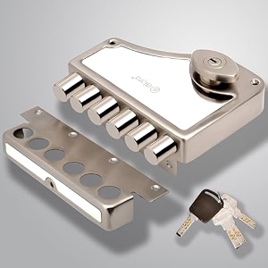 elara deadbolt quinbolt 2ck door lock rim lock dead bolt for home door locks for main door with 4 reversible brass keys antique edl-04 quinbolt ultra key