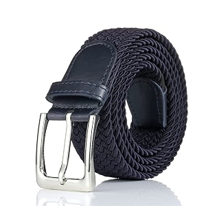 elastic braided belt 1 3834 woven stretch belt for golf casual jeans shorts pants