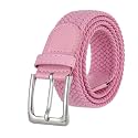 Elastic Braided Golf Belt for Men &amp; Women 1 3/8"