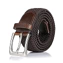 Elastic Braided Golf Belt for Men 1 3/8"