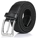 Elastic Braided Golf Belt for Men &amp; Women 1 3/8"
