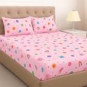 Kids Collection - Party Bedsheet | Soft Micro Bedding Set for Kids & Toddlers | Cute Cartoon Print | Comfort & Style for Everyday Use - Galaxy Dreams