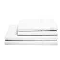 Elastic Fitted Sheet Single Size 39x75 Inch - Soft Fitted Sheet with 2 Pillow case -Fitted Bed Sheets Fits Up to 6 to 8 Inches Drop_White