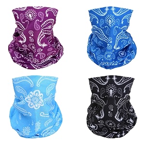 Elastic Headwear Bandana Headband Half Face Mask