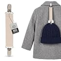 HOLD'EM Elastic Hat &amp; Scarf Clips for Children, Heavy-Duty Adjustable Elastic Strap with Strong Metal Clips,Winter Hat Holder