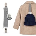 HOLD'EM Elastic Hat &amp; Scarf Clips for Children, Heavy-Duty Adjustable Elastic Strap with Strong Metal Clips,Winter Hat Holder