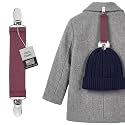 HOLD'EM Elastic Hat &amp; Scarf Clips for Children, Heavy-Duty Adjustable Elastic Strap with Strong Metal Clips,Winter Hat Holder