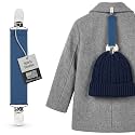 HOLD'EM Elastic Hat &amp; Scarf Clips for Children, Heavy-Duty Adjustable Elastic Strap with Strong Metal Clips,Winter Hat Holder