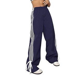 Elasticated Sporty Women Cargo Track Pant with