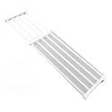 Adjustable Closet Tension Shelf, DIY Cabinet Divider Storage Rack Easy Installation Multi Functional Expandable Nail Free for Kitchen (75-120cm / 29.5-47.2in Length)