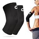 Crucial Compression Elbow Support Sleeves for Women &amp; Men (Pair)