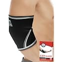 Elbow Sleeves (1 Pair) for Weightlifting, Powerlifting &amp; Cross-Training - 5mm Neoprene Support for Men &amp; Women
