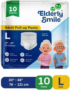 elderly smile super absorbent premium pull up pants  waist size 30-48  adult diapers - l